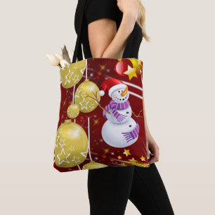 Weihnachten Frauen Tragetaschen, Schneemann Tasche