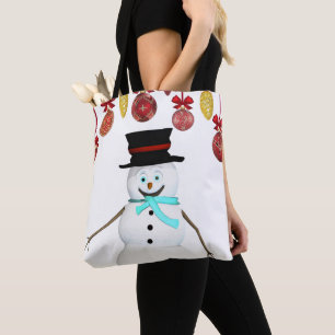 Weihnachten Frauen Tragetaschen, Schneemann Tasche