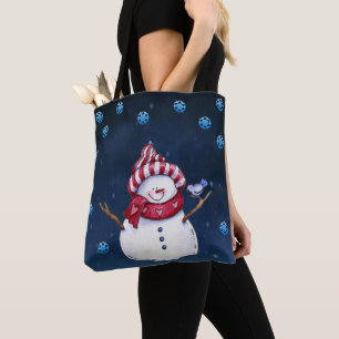 Weihnachten Frauen Tragetaschen, Schneemann Tasche