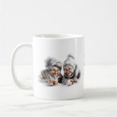 Weihnachten, Freunde, Schwestern Tasse (Links)