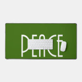 Weihnachten Frieden Grüner Hintergrund Urlaub Schreibtischunterlage (Tastatur & Maus)