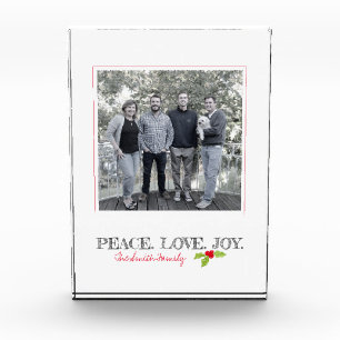 Weihnachten Frieden Liebe Freude Name Festivals He Fotoblock