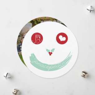 Weihnachten Frieden Liebe Freude Whimsy Funny Face