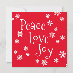 Weihnachten Frieden Liebe Josh White Snowflake