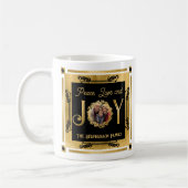 Weihnachten Frieden Liebe und Freude Familie Foto Kaffeetasse (Links)