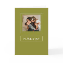 Weihnachten Frieden und Freude Minimalistischer Ur