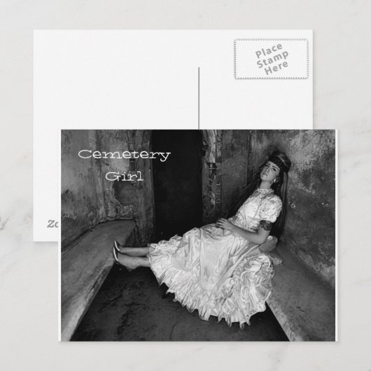 Weihnachten - Friedhofs-Mädchen (Vorne/Hinten)