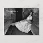 Weihnachten - Friedhofs-Mädchen (Vorderseite)