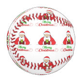 Weihnachten froh baseball (Vorderseite Links)