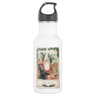 Weihnachten froh edelstahlflasche