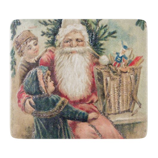 Weihnachten froh schneidebrett (Vorderseite)