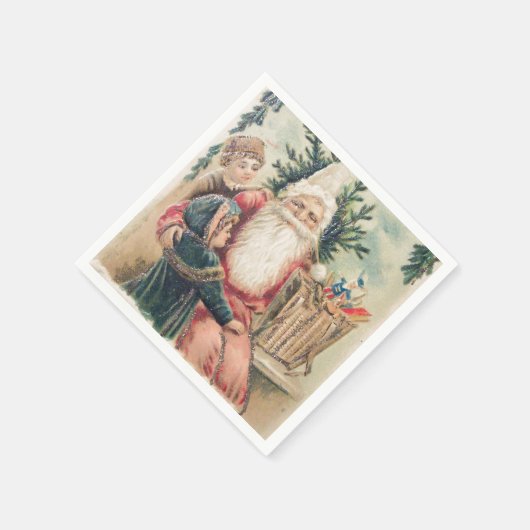 Weihnachten froh serviette (Ecke)