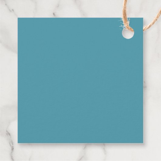 Weihnachten froh und hell Danke Geschenkanhänger (Rückseite)