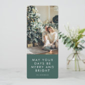 Weihnachten froh und hell | Happy Holiday (Stehend Vorderseite)