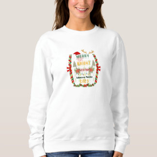 Weihnachten froh und hell Moderne Frauen Sweatshirt