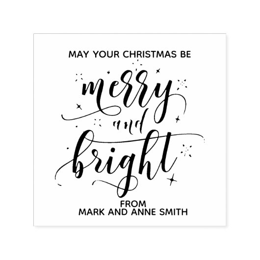 Weihnachten froh und hell permastempel (Design)