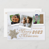 Weihnachten Frohe Erinnerungen Rustikale Schneeflo (Vorne/Hinten)