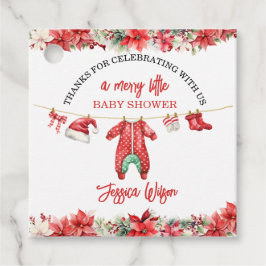 Weihnachten Frohe kleine Baby Dusche Geschlecht ne Geschenkanhänger