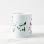 "Weihnachten: Frohe Weihnachten 2024 Kaffeetasse (Mittel)