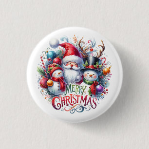 Weihnachten frohe Weihnachten Button