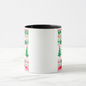 Weihnachten frohe Weihnachten für ein Geschenk Pin Tasse (Zentrum)