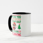 Weihnachten frohe Weihnachten für ein Geschenk Pin Tasse (Vorderseite Links)
