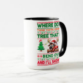 Weihnachten frohe Weihnachten für ein Geschenk Ren Tasse (VorderseiteRechts)