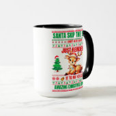 Weihnachten frohe Weihnachten für ein Geschenk Ren Tasse (VorderseiteRechts)