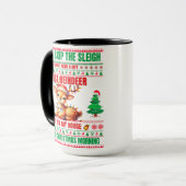 Weihnachten frohe Weihnachten für ein Geschenk Ren Tasse (Vorderseite Links)