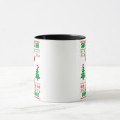 Weihnachten frohe Weihnachten für ein Geschenk Ren Tasse (Zentrum)