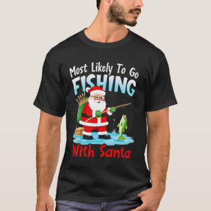 Weihnachten Frohe Weihnachten Für Geschenk Angeln  T-Shirt