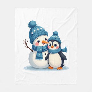 Weihnachten Frohe Weihnachten Für Geschenk Pinguin Fleecedecke