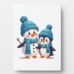 Weihnachten Frohe Weihnachten Für Geschenk Pinguin Fotoplatte