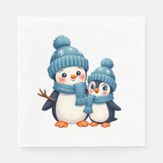 Weihnachten Frohe Weihnachten Für Geschenk Pinguin Serviette