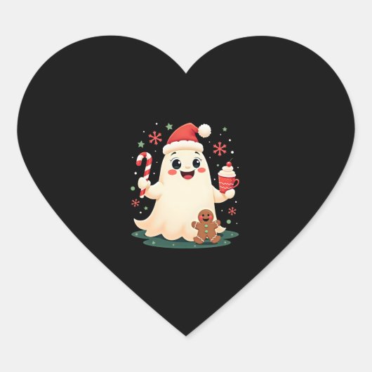 Weihnachten frohe Weihnachten für Geschenk Weihnac Herz-Aufkleber (Vorderseite)