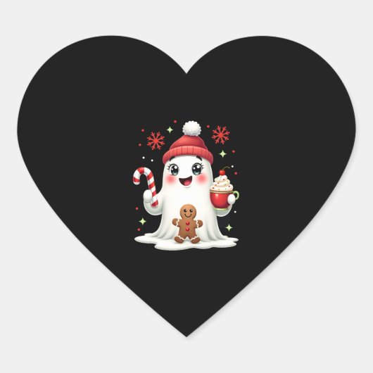 Weihnachten frohe Weihnachten für Geschenk Weihnac Herz-Aufkleber (Vorderseite)