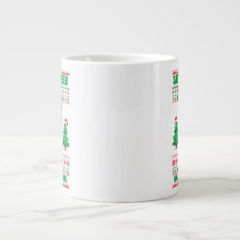 Weihnachten frohe Weihnachten für Geschenkpinguine Jumbo-Tasse