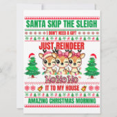 Weihnachten frohe Weihnachten für Geschenkrebs (Rückseite)