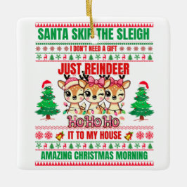 Weihnachten frohe Weihnachten für Geschenkrebs Keramikornament