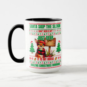 Weihnachten frohe Weihnachten für Hirsche Tasse