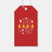 Weihnachten, frohe Weihnachten Geschenkanhänger (Rückseite)