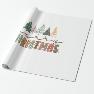 Weihnachten frohe Weihnachten Geschenkpapier