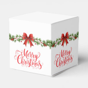 Weihnachten Frohe Weihnachten Girlande Gefallen Ge Geschenkschachtel