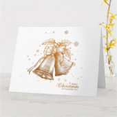 Weihnachten - frohe Weihnachten - glückliches Neue Karte (Gelbe Blume)