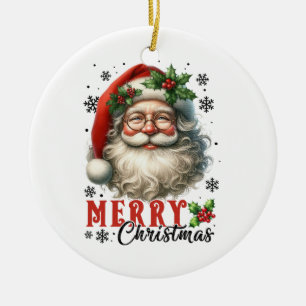 Weihnachten frohe Weihnachten Keramik Ornament