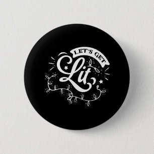 Weihnachten frohe Weihnachten - Lasst uns Lit Clas Button