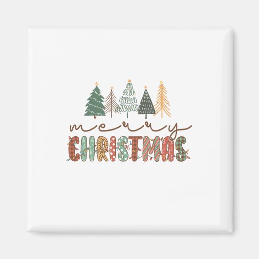 Weihnachten frohe Weihnachten Magnet (Vorne)