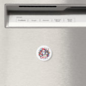 Weihnachten frohe Weihnachten Magnet (In Situ (Geschirrspüler))