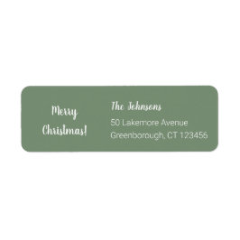 Weihnachten frohe Weihnachten Moderne Sage Green