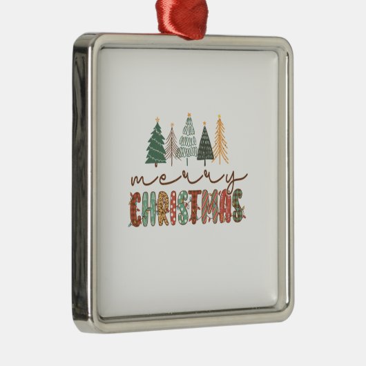 Weihnachten frohe Weihnachten Ornament Aus Metall (Rechts)